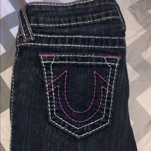 Size 12 acid wash true religion brand jeans